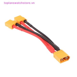 Toplanswatchstore Nam Nữ Cáp Nối Dài Kép Y Splitter 3 Chiều 14AWG Dây Silicon XT60 Đầu Nối Song Song Cho RC Motor VN