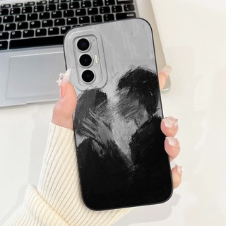 Vỏ Cho Tecno Pova 3 LF7n Vỏ Nơ Đáng Yêu Graffiti Mềm Silicon Lỏng Bảo Vệ Ống Kính Cho Tecno Pova3 2022 Ốp Lưng