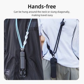 Dành cho DJI OSMO POCKET 4 / 3 / Action 5 Pro Dây đeo máy ảnh thể thao Insta360 X4 Dây đeo chéo chống mất Phụ kiện máy ảnh