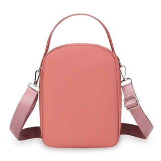 Túi Vuông Nhỏ EARTHLYCO, Túi Điện Thoại Di Động Mini 3 Lớp, Nylon Thời Trang Có Khóa Kéo Chìa Khóa Không Ví Nữ Bé Gái