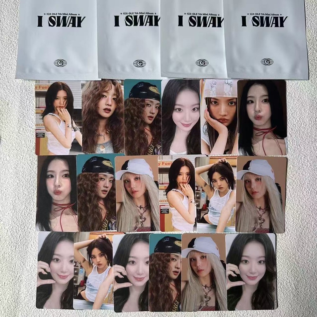 (G) I-DLE [I SWAY] Bộ thẻ ảnh ngẫu nhiên Mini Album thứ 7
