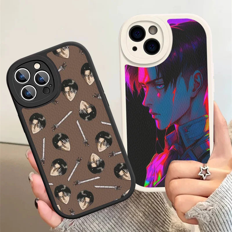 TP-1 Levi Ackerman Attack On Titan Ốp Điện Thoại Da Cứng Cho IPhone 16 17.15 14 13 12 Mini 11 14 Pro Max Xs X Xr 7 8 Plus