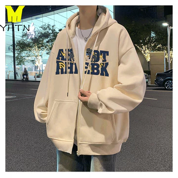 YHTN áo khoác hoodie zip nam boy phố có dây kéo chính hãng khoát hodie khóa nữ hut cho hôdie Sản phẩm mới chất lượng cao hoôdie sweater nỉ áo khoác hoodie nam