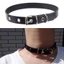 Treeling Độc Đáo Punk Da PU Vòng Cổ Xương Đòn Dây Xích Cho Nữ Thời Trang Bé Gái