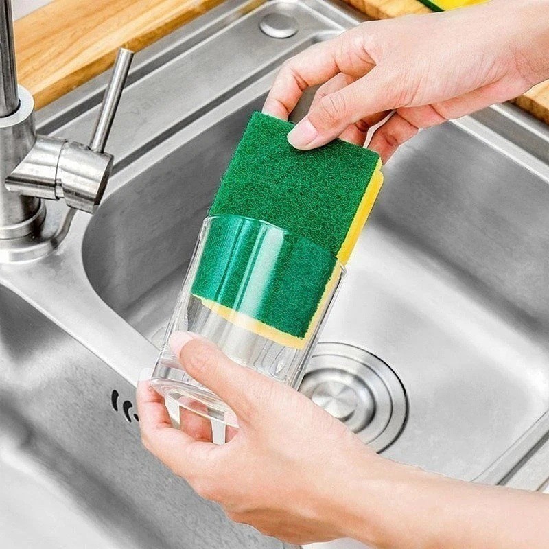 Nhà bếp Magic Sponge Cushion / Rub Pot Rust Scouring Pad / Mỡ Cleaner Dụng cụ gia dụng