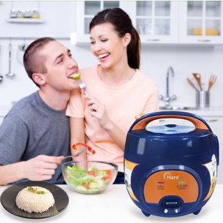 Nồi cơm điện mini Hare HR RC808 công suất 250W dung tích 0.8L, lòng nồi phủ chống dính, Bh 12 Tháng