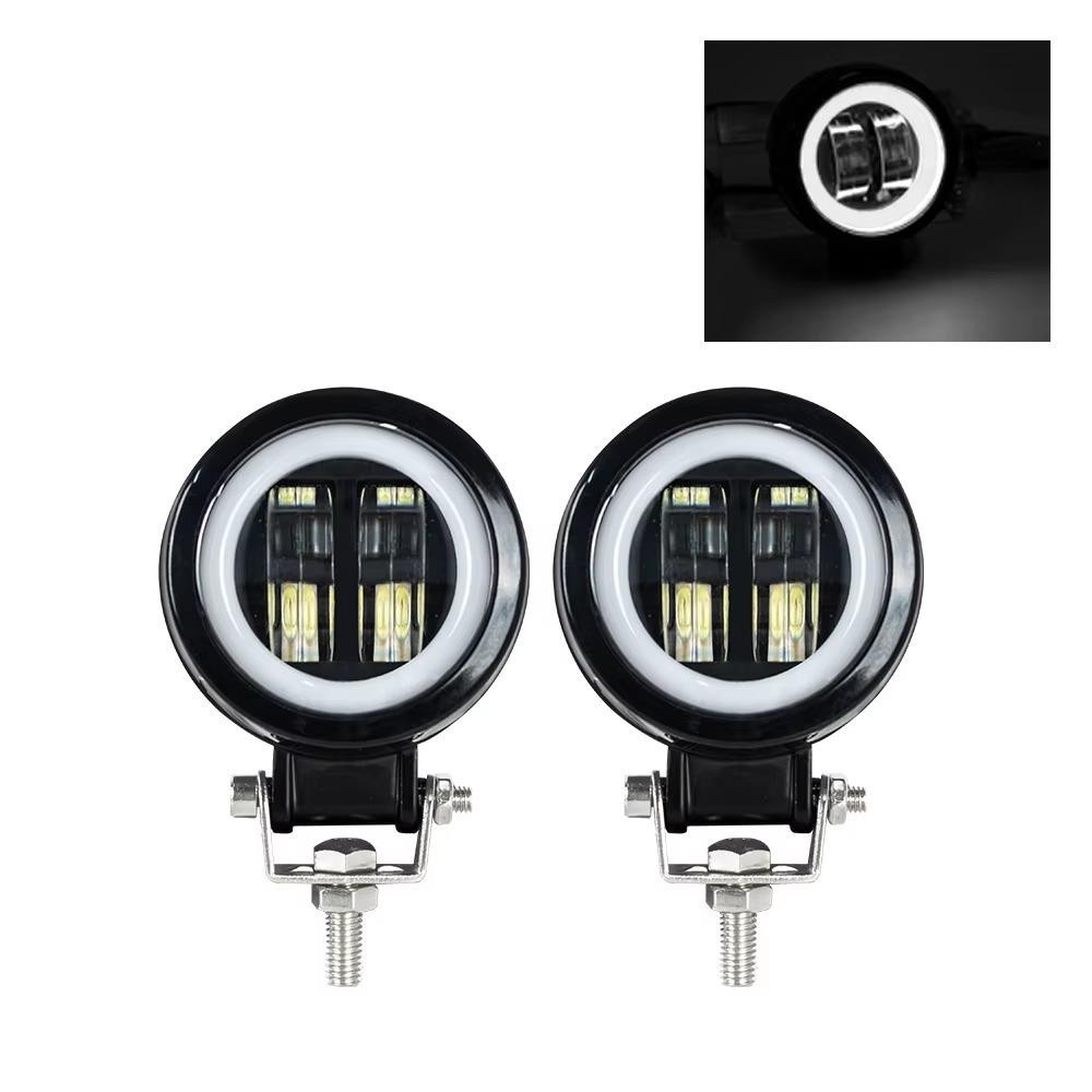Đèn LED làm việc SAIA, Đèn pha chùm nhựa 12V 24V, Đèn pha LED 3 inch Thanh lái xe tại chỗ