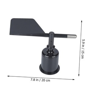 JOJO Hướng gió Anemometer Cover để đo tốc độ gió đáng tin cậy Quan sát thời tiết Những người đam mê Measur chính xác