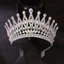 Mũ nón JVSUB Wedding Crown, Vương miện pha lê vương miện đính đá, Nữ hoàng Baroque sang trọng có lược Vương miện công chúa pha lê