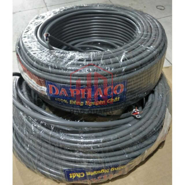 (Mét) Dây Điện Daphaco 3PA 3x2.5 Bọc Xám –  Lõi Đồng Cao Cấp