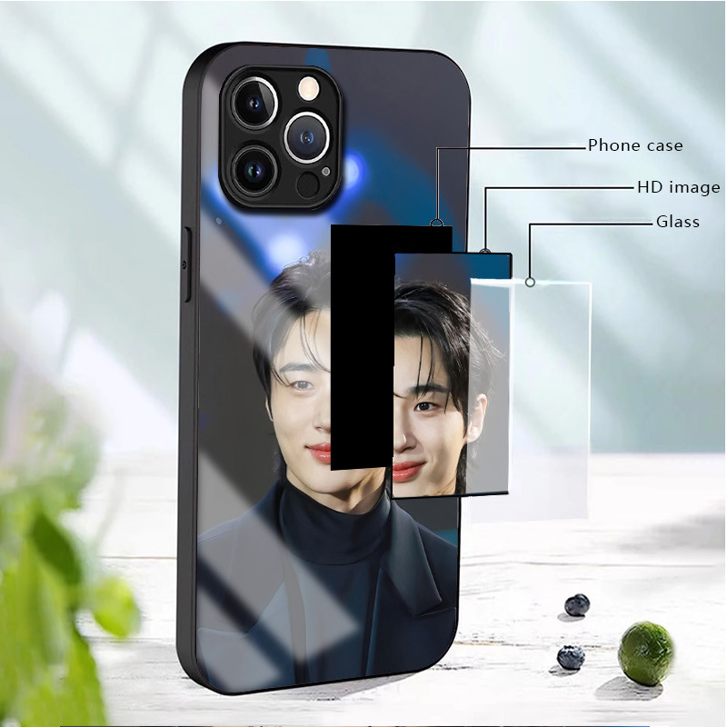 Byeon Woo seok 02 Ốp Điện Thoại Kính Cho IPhone 16 15 14 13 12 11 Pro XR XS Max Plus Mini X XR 8 7 6s SE2 / 3