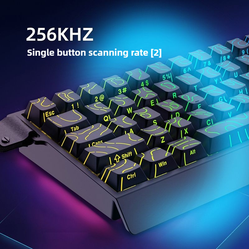 Mercury 68 Từ Công Tắc Bàn Phím Cơ 0 Dead Zone Hot Swappable RGB Gaming 0,001mm SOCD Bàn Phím Nhà Máy Prelubed