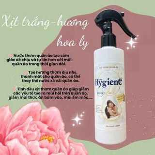 Cùng Mua Sắm Xịt Thơm Quần Áo Hygiene Thái Lan 300ml Khử Mùi Hôi Giúp Quần Áo Mềm Mại