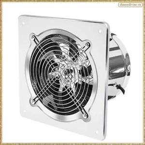 Quạt Tăng Áp 6Inch Quạt Hút Ống Thông Gió Quạt Cho Phòng Tắm Vệ Sinh Nhà Bếp Cửa Sổ Treo Tường Quạt Inox Dễ Dàng Lắp Đặt