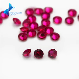 Kích thước 1.0mm đến 10.0mm - Đá Corundum tổng hợp cắt tròn, phù hợp DIY trang sức