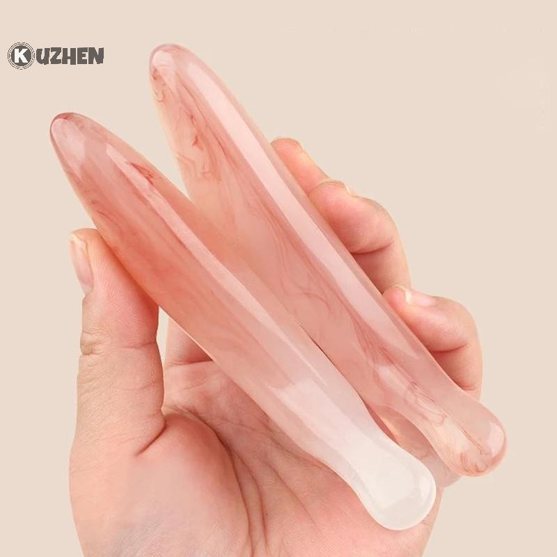 KUZHEN 2 Chiếc Lược Massage Kinh Tuyến Cơ Thể Nhựa Năm Răng Rộng Lược Châm Cứu Trị Liệu Tuần Hoàn Máu Chống Tĩnh Điện Mịn Lược Tóc HOT