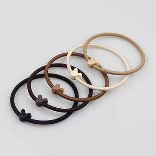 Mickey Tình Yêu Buộc Tóc Đầu Dây Influencer Tính Khí Dây Tóc Nhật Bản Hàn Quốc Đơn Giản Dây Cao Su Độ Đàn Hồi Cao Dây Buộc Tóc Bền Nữ 5.21 ELEV