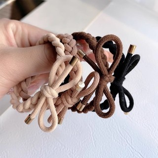 Dây buộc tóc màu cà phê sữa phong cách Nhật Bản và Hàn Quốc cho phụ nữ, dây buộc tóc cao cấp, giữ tóc đuôi ngựa, 5.21 UX4Q