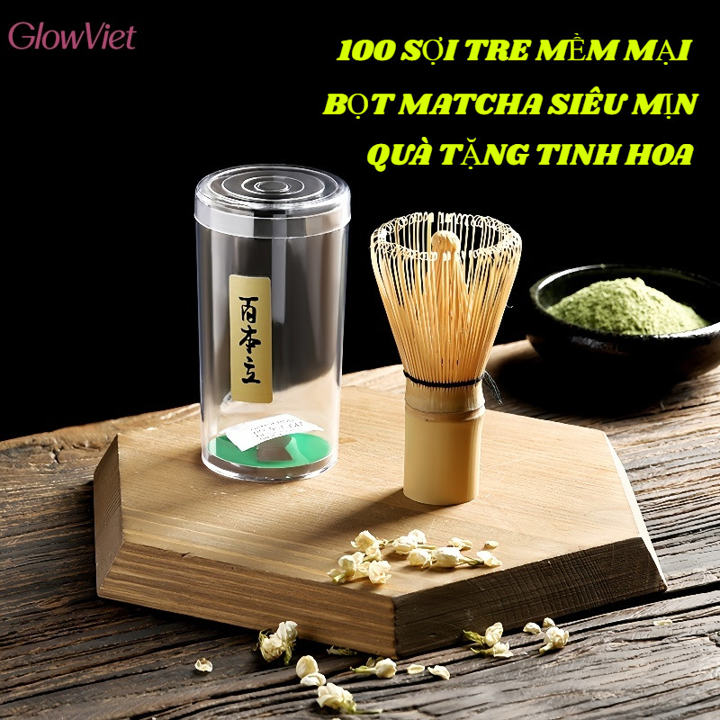 Chổi Chasen Tre Thủ Công,Tre Già Tự Nhiên, Thủ Công Mài Nhẵn,Dùng Cho Trà Đạo & Quà Tặng Cao Cấp