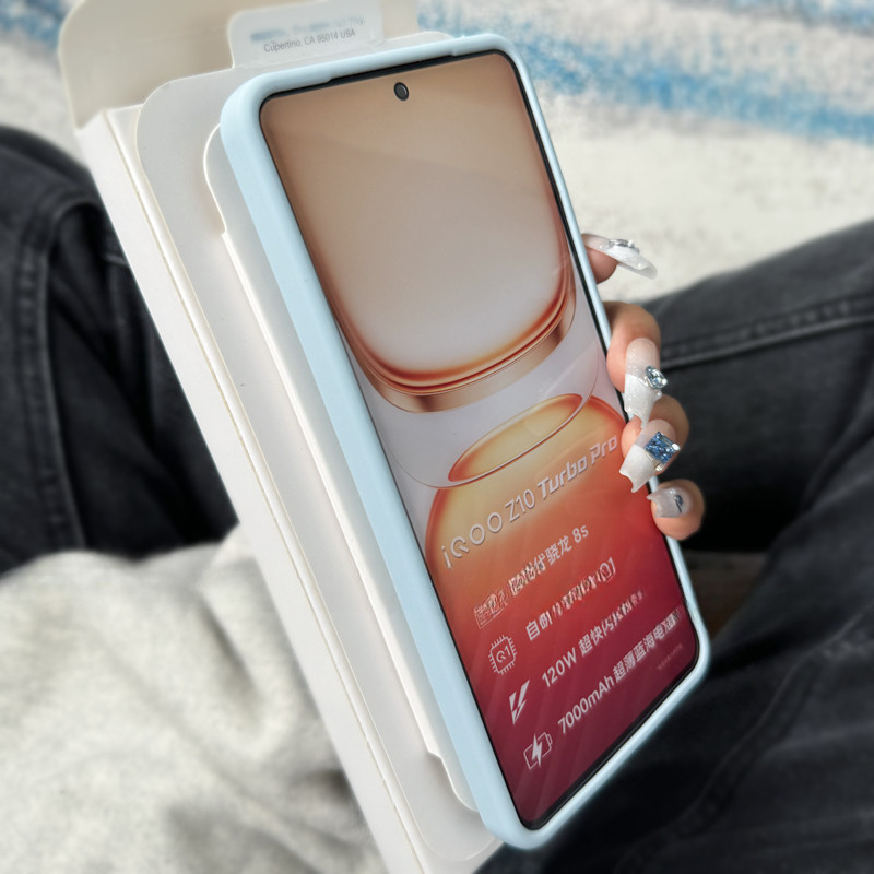Ốp Silicon Mềm Thật Cao Cấp Cho iQOO Z10 Turbo / Z10 Turbo Pro / iQOO 13 / Z9 Turbo Vỏ Điện Thoại Chống Sốc