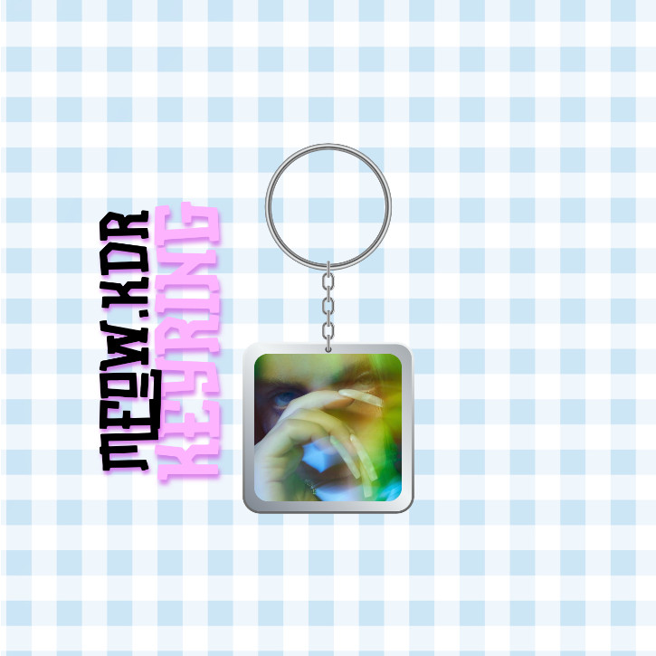 Móc khoá nhựa/Keyring ca sĩ Billie Eilish (Đọc mô tả để biết thêm thông tin)