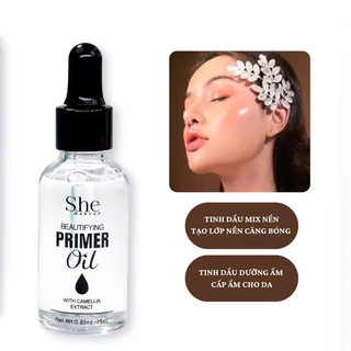 [ S.HE ] Tinh Dầu S.HE Oil Primer Mix Trộn Kem Nền 25ml Chuyên Dùng Pha Nền  Mỹ Phẩm Cosmetic