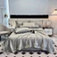 Bộ Chăn Ga Gối Phi Lụa Vân Chìm Màu Sắc Đơn Giản Nhưng Sang Trọng - MemMinbedding Luxury