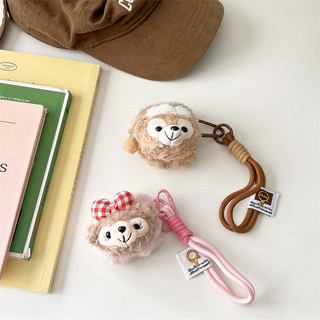 Gấu Duffy sang trọng cho Airpods1 / 2 3 Pro Pro2 Airpod4 Bộ tai nghe Vỏ bảo vệ Bluetooth không dây Air Pods Pro 3 4 Vỏ bảo vệ tai nghe