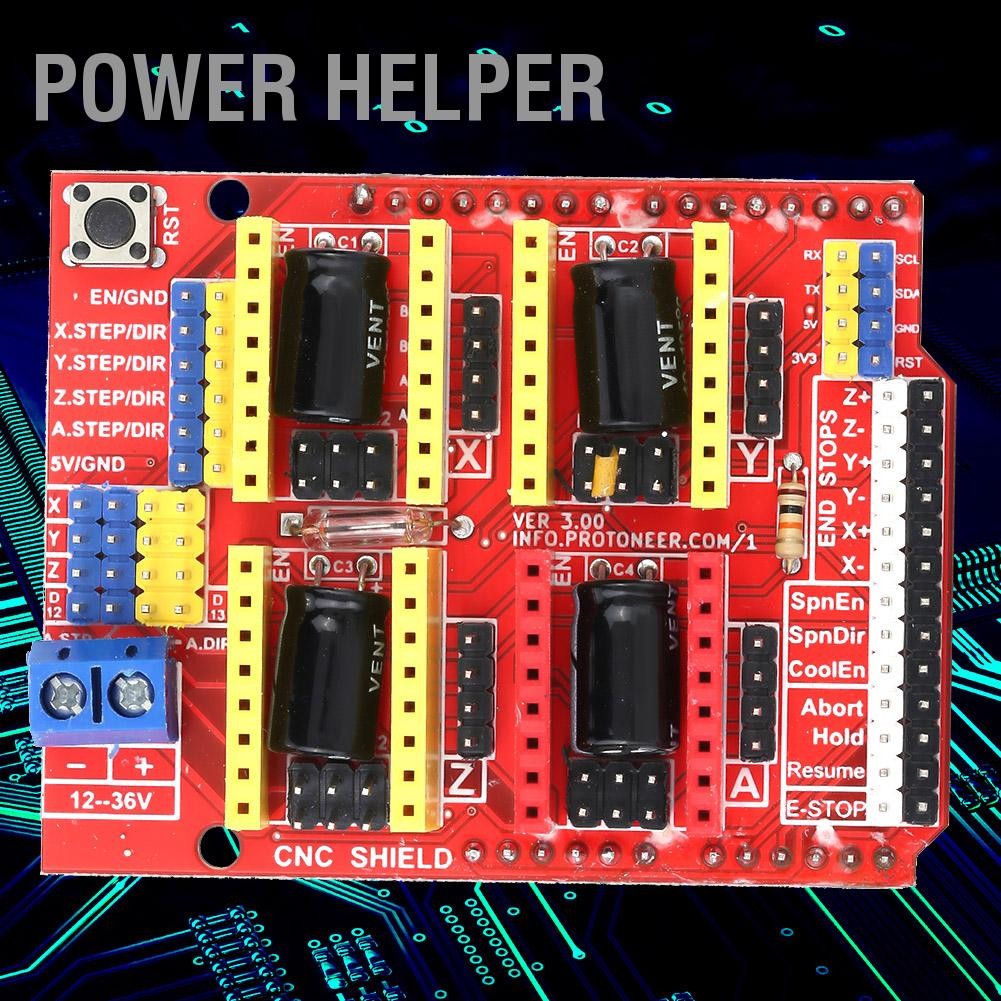 Power Helper 3D Máy In CNC V3 Khắc Board Mở Rộng 3 Chiếc A4988 Driver ...