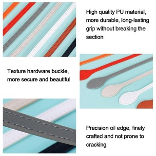 GUSTAVA 2 Chiếc Dây Đeo Túi Đeo Vai, Thắt Lưng Túi Thay Thế Có Thể Tháo Rời, DIY Core Stitch Túi Xách Da PU Dây Tay Cầm Túi Phụ Kiện