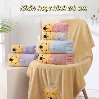 Khăn Tắm Cho Bé,khăn tắm bé cao cấp siêu mềm mịn thấm hút tốt, Áo Choàng Tắm Cho Bé Đi Biển 70x140CM