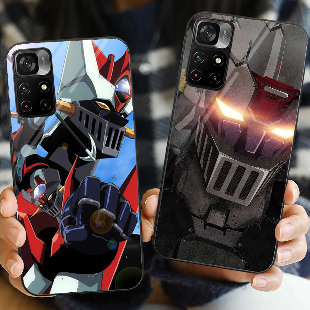 Ốp Điện Thoại Thủy Tinh Mazinger Z 03 Cho Xiaomi POCO F3 F4 F5 M3 M4 M5 M6 4G X3 X4 GT NFC X5 X6 PRO 5G