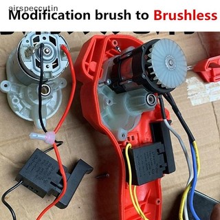 Airspecutin Động Cơ Không Chổi Than Thay Thế Cho Máy Cưa Xích Điện Không Dây 4 / 6 / 8 Inch Nâng Cấp Dụng Cụ Điện Phụ Kiện Kính Cường Lực Cường Lực Cao EN