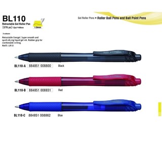 Bút ký tên, bút bấm mực gel Pentel Energel BL110 nét 1.0mm.