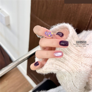 XEIJAYI Gel móng tay màu tím bí ẩn, dòng keo vải nhỏ, keo phototherapy màu tím đóng hộp cho nghệ thuật làm móng cho tiệm làm móng