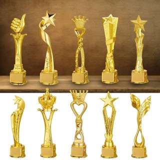 Huy chương cúp thi đấu MARBLEM, Cúp Pentagram đa kích thước màu vàng, Quà lưu niệm sáng tạo Huy chương Vương miện đa năng Pentagram Cung cấp phần thưởng trường học