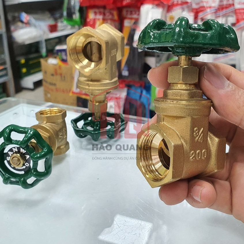 Van Nước Sanwa Đồng Thau – Phi 21/27/34 – Chống Rỉ, Bền Đẹp