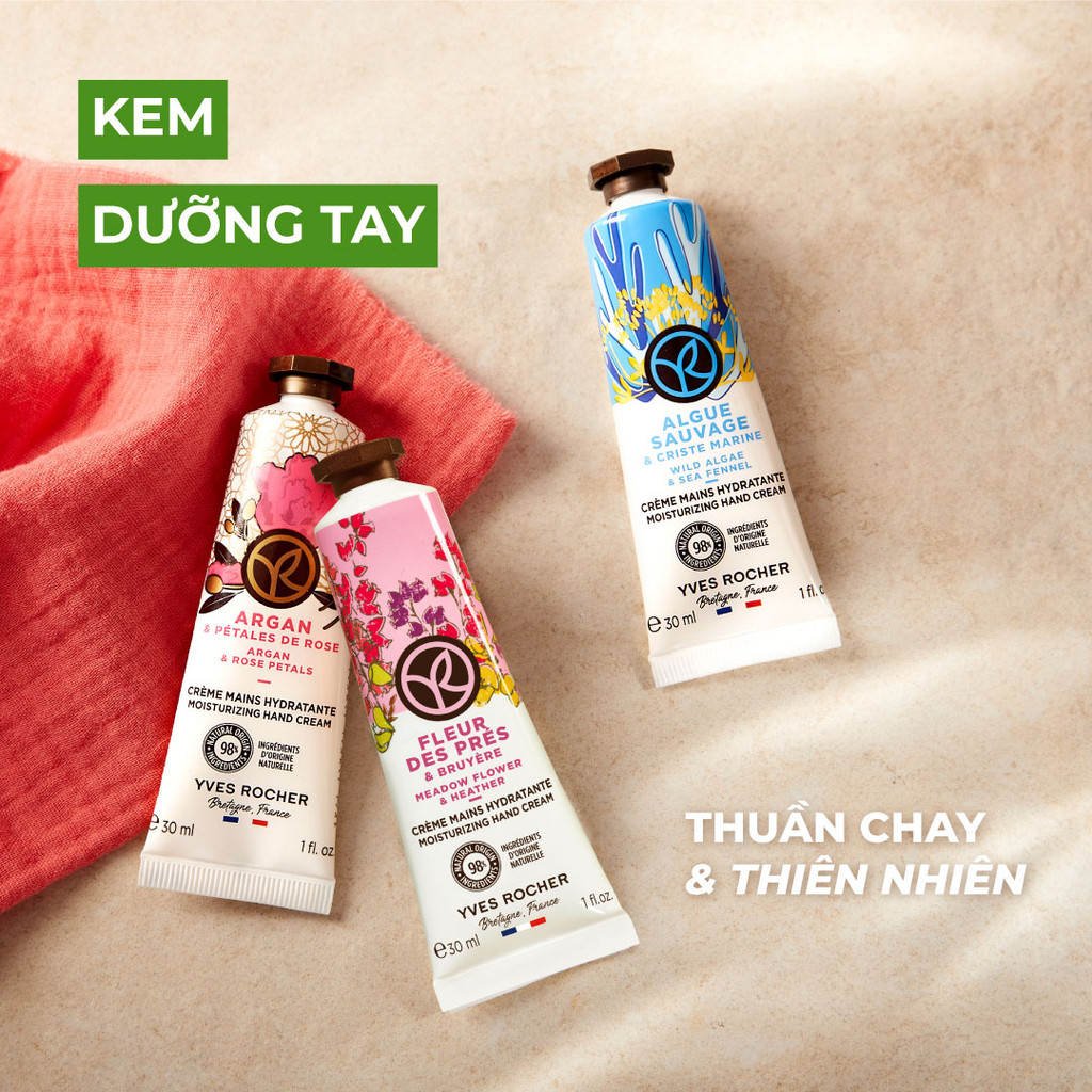 Ảnh Kem dưỡng da tay Yves Rocher Hand Cream 30ml (đa dạng mùi hương) 2