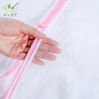[ELOY] Túi giặt lưới có dây kéo 3 kích thước Lưới giặt đồ lót có thể gập lại Lưới bảo vệ VN