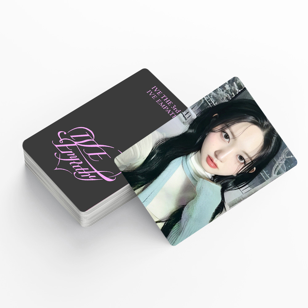 LINXX 55 Cái IVE Đóng Hộp Photocards Bộ Đồng Cảm Album Chính Thức K-Pop Nhóm Cô Gái Sưu Tập Thẻ Giao Dịch Cho Bộ Sưu Tập Quạt Hàng Hóa