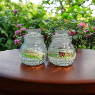 [Giá Xưởng] Combo 2 Hũ Thủy Tinh 0666 – Dung Tích 200ml,  Đựng Gia Vị, Muối, Đường Tiện Lợi