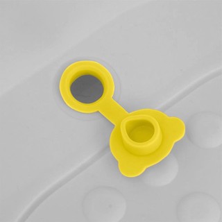 Nút chặn bồn tắm bằng silicon 2 chiếc Thiết kế hình gấu Phòng tắm Thay thế bồn tắm Nút chặn bồn rửa chống rò rỉ Thoát nước cắm antirtvn