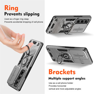 Ốp Lưng Cho Infinix Hot 50 60 Pro plus 4G 2025 Ốp Điện Thoại Có Đế Mềm Cho Hot60Pro + InfinixHot50 Hot50 hot50Pro + Hot50Pro plus X6882 Ốp Lưng Cứng Giáp Chống Sốc