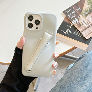 Ốp lưng silicon mềm thời trang Rhode Gloss cho iPhone 6 6S 7 8 X XS XR 11 12 13 14 15 Pro Max Plus có thể cài đặt bằng son môi (không bao gồm son môi)
