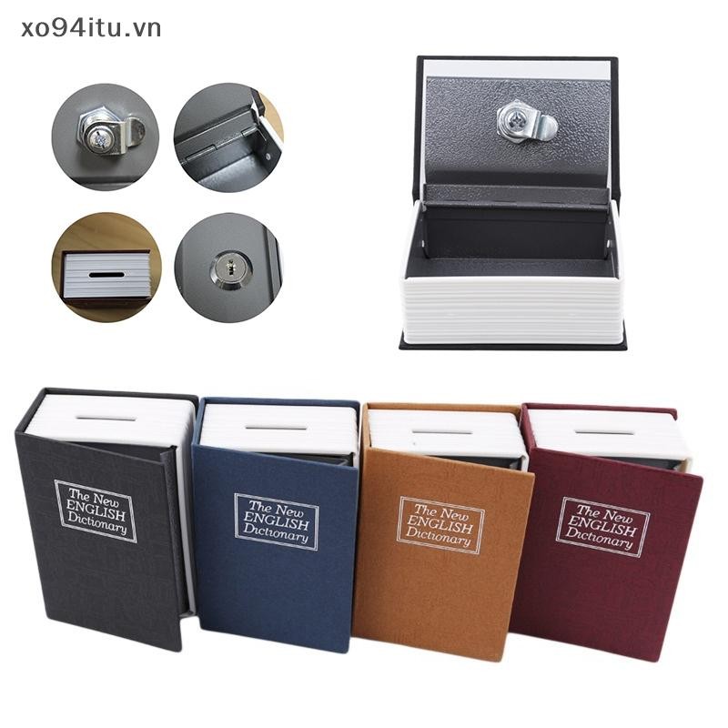 XOITU Từ Điển Sách An Toàn Bảo Mật Chìa Khóa Khóa Tiền Bí Mật Chìa Khóa An Toàn Hộp Tiền Mặt Đồng Xu Lưu Trữ Hộp Khóa Trang Sức VN