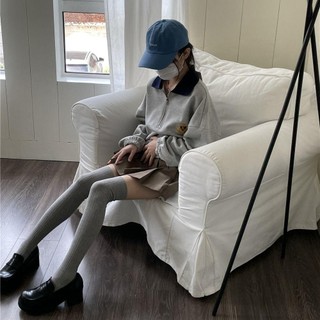 Tất dài bó sát NEATDWELL bằng cotton nguyên chất, cao đến đầu gối, phù hợp giữ ấm mùa thu đông