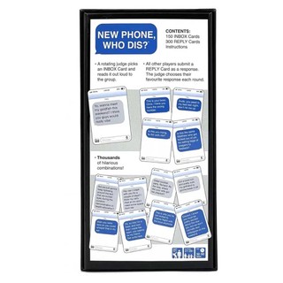 New Phone, Who Dis? U.K. Edition Adult Party Game