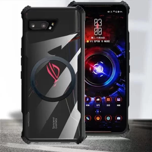 Ốp Điện Thoại Cho Asus ROG Điện Thoại 3 Strix 2 5 5s 6 7 8 9 Pro Ultimate Clear Chống Sốc Vỏ Điện Thoại Khung Mềm Vỏ Từ Tính