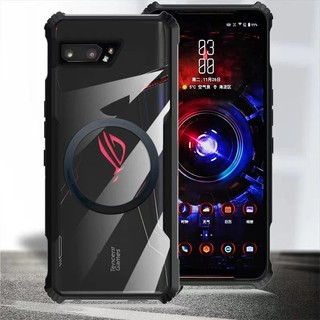 Ốp Điện Thoại Cho Asus ROG Điện Thoại 3 Strix 2 5 5s 6 7 8 9 Pro Ultimate Clear Chống Sốc Vỏ Điện Thoại Khung Mềm Vỏ Từ Tính