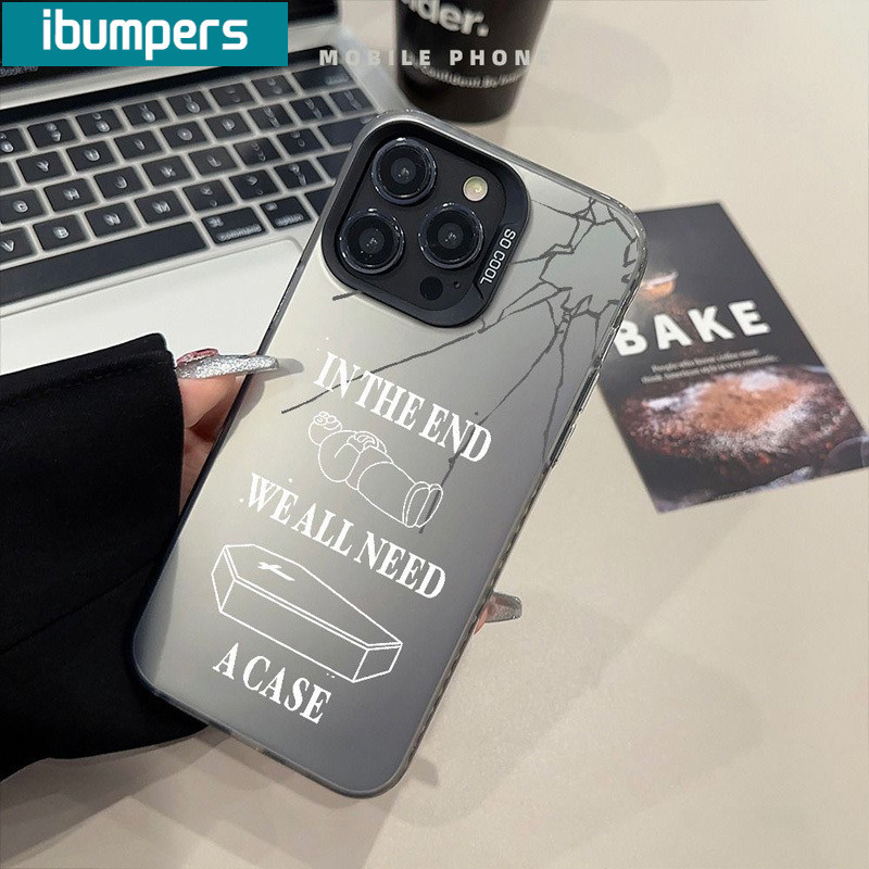 ibumpers Ốp Lưng IPhone Ngộ Nghĩnh Độc Đáo Họa Tiết Hoạt Hình Ốp Điện Thoại IMD Cứng Trơn Chống Bẩn Chống Sốc Cho IPhone 16 15 14 12 13 11 Pro Max
